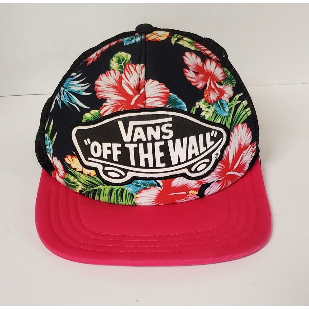 Vans Off The Wall Florat Hawaiian Snapback Mesh Trucker Skater Cap